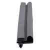 Door gasket profile 30-M in Dark Grey, Front View. Replacement fridge door gasket produced by DSU Fridge Seal BV.
