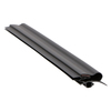 Door gasket profile 381-MB in Black, Outside View. Replacement fridge door gasket produced by DSU Fridge Seal BV.