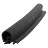 Door gasket profile 895-AE in Black, Inside View. Replacement fridge door gasket produced by DSU Fridge Seal BV. Material type: Extended life profile.