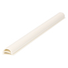Door gasket profile 122-AS in White, Inside View. Replacement fridge door gasket produced by DSU Fridge Seal BV. Material type: Soft PVC profile.