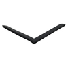 Door gasket profile 370-M in Black, Front View. Replacement fridge door gasket produced by DSU Fridge Seal BV.