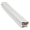 Door gasket profile 136-MS in Grey, Outside View. Replacement fridge door gasket produced by DSU Fridge Seal BV. Material type: Soft PVC profile.