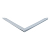 Door gasket profile 370-M+B in Grey, Front View. Replacement fridge door gasket produced by DSU Fridge Seal BV.