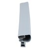 Door gasket profile 80-M in Grey, Front View. Replacement fridge door gasket produced by DSU Fridge Seal BV.