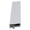 Door gasket profile 171-M in Grey, Front View. Replacement fridge door gasket produced by DSU Fridge Seal BV.