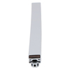 Door gasket profile 37-M in Grey, Front View. Replacement fridge door gasket produced by DSU Fridge Seal BV.