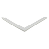 Door gasket profile 316-ME in Light Grey, Front View. Replacement fridge door gasket produced by DSU Fridge Seal BV. Material type: Extended life profile.