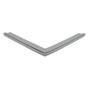 Door gasket profile 281-M in Grey, Front View. Replacement fridge door gasket produced by DSU Fridge Seal BV.