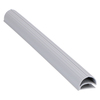 Door gasket profile 158-AS in Grey, Outside View. Replacement fridge door gasket produced by DSU Fridge Seal BV. Material type: Soft PVC profile.