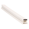 Door gasket profile 318-M in White, Outside View. Replacement fridge door gasket produced by DSU Fridge Seal BV.