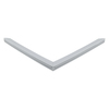 Door gasket profile 73-MS in Grey, Front View. Replacement fridge door gasket produced by DSU Fridge Seal BV. Material type: Soft PVC profile.