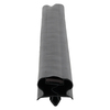 Door gasket profile 195-ME in Black, Front View. Replacement fridge door gasket produced by DSU Fridge Seal BV. Material type: Extended life profile.