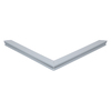 Door gasket profile 80-M in Grey, Front View. Replacement fridge door gasket produced by DSU Fridge Seal BV.