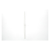 Door gasket profile 707-A in Transparent, Top View. Replacement fridge door gasket produced by DSU Fridge Seal BV.