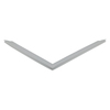 Door gasket profile 63-A in Grey, Front View. Replacement fridge door gasket produced by DSU Fridge Seal BV.