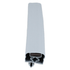 Door gasket profile 432-M in Grey, Front View. Replacement fridge door gasket produced by DSU Fridge Seal BV.