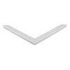 Door gasket profile 495-ME in Light Grey, Front View. Replacement fridge door gasket produced by DSU Fridge Seal BV. Material type: Extended life profile.