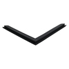 Door gasket profile 82-MS in Black, Front View. Replacement fridge door gasket produced by DSU Fridge Seal BV. Material type: Soft PVC profile.