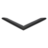 Door gasket profile 401-M in Black, Front View. Replacement fridge door gasket produced by DSU Fridge Seal BV.