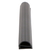 Door gasket profile 102-AS in Black, Front View. Replacement fridge door gasket produced by DSU Fridge Seal BV. Material type: Soft PVC profile.