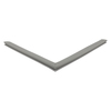 Door gasket profile 372-ME in Dark Grey, Front View. Replacement fridge door gasket produced by DSU Fridge Seal BV. Material type: Extended life profile.