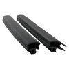 Door gasket profile 164-AE+BE in Black, Outside View. Replacement fridge door gasket produced by DSU Fridge Seal BV. Material type: Extended life profile.