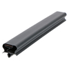 Door gasket profile 295-M in Black, Inside View. Replacement fridge door gasket produced by DSU Fridge Seal BV.
