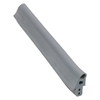 Door gasket profile 53-SIL in Grey, Outside View. Replacement fridge door gasket produced by DSU Fridge Seal BV.
