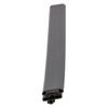 Door gasket profile 313-M in Black, Front View. Replacement fridge door gasket produced by DSU Fridge Seal BV.