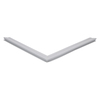 Door gasket profile 313-M in Grey, Front View. Replacement fridge door gasket produced by DSU Fridge Seal BV.