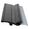 Door gasket profile IN5-82 in Black, Front View. Replacement fridge door gasket produced by DSU Fridge Seal BV.