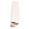 Door gasket profile 135-M in White, Front View. Replacement fridge door gasket produced by DSU Fridge Seal BV.