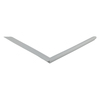 Door gasket profile 222-A+B in Grey, Front View. Replacement fridge door gasket produced by DSU Fridge Seal BV.