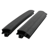 Door gasket profile 164-AE+BE in Black, Inside View. Replacement fridge door gasket produced by DSU Fridge Seal BV. Material type: Extended life profile.