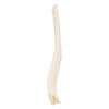 Door gasket profile 63-SIL in White, Front View. Replacement fridge door gasket produced by DSU Fridge Seal BV.