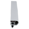 Door gasket profile 73-MS in Grey, Front View. Replacement fridge door gasket produced by DSU Fridge Seal BV. Material type: Soft PVC profile.