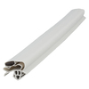 Door gasket profile 296-MS in Light Grey, Inside View. Replacement fridge door gasket produced by DSU Fridge Seal BV. Material type: Soft PVC profile.