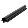 Door gasket profile 20-AS in Black, Inside View. Replacement fridge door gasket produced by DSU Fridge Seal BV. Material type: Soft PVC profile.