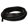 Door gasket profile 110 in Black, Front View. Replacement fridge door gasket produced by DSU Fridge Seal BV.