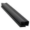 Door gasket profile 105-M in Black, Outside View. Replacement fridge door gasket produced by DSU Fridge Seal BV.