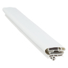 Door gasket profile 198-ME in Light Grey, Outside View. Replacement fridge door gasket produced by DSU Fridge Seal BV. Material type: Extended life profile.