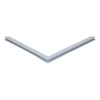 Door gasket profile 18-MC in Grey, Front View. Replacement fridge door gasket produced by DSU Fridge Seal BV.