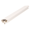 Door gasket profile 195-M in White, Inside View. Replacement fridge door gasket produced by DSU Fridge Seal BV.
