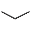 Door gasket profile 313-M in Black, Front View. Replacement fridge door gasket produced by DSU Fridge Seal BV.