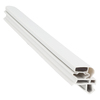 Door gasket profile 199-ME in Light Grey, Outside View. Replacement fridge door gasket produced by DSU Fridge Seal BV. Material type: Extended life profile.