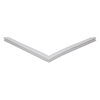 Door gasket profile 309-M in Grey, Front View. Replacement fridge door gasket produced by DSU Fridge Seal BV.