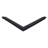 Door gasket profile 195-M in Black, Front View. Replacement fridge door gasket produced by DSU Fridge Seal BV.