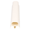 Door gasket profile 20-AS in White, Front View. Replacement fridge door gasket produced by DSU Fridge Seal BV. Material type: Soft PVC profile.