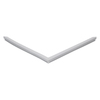 Door gasket profile 314-M in Grey, Front View. Replacement fridge door gasket produced by DSU Fridge Seal BV.