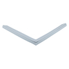 Door gasket profile 66-M in Grey, Front View. Replacement fridge door gasket produced by DSU Fridge Seal BV.